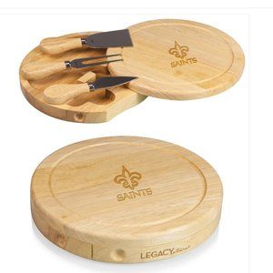 New Orleans Saints Brie Cheese Cutting Board & Tools Set by Picnic Time